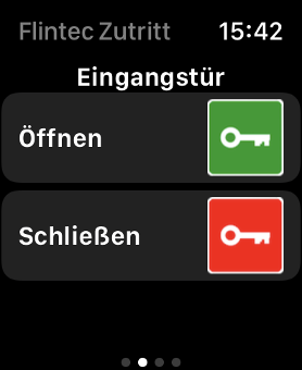 Flintec App für die Apple Watch